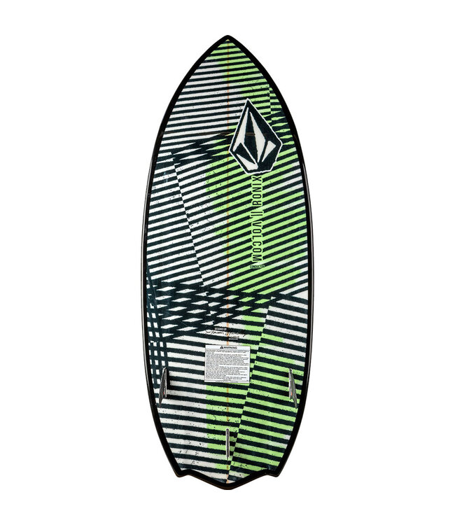 RONIX  VOLCOM CONDUCTOR  WAKESURF BOARD WHITE/BLACK PLASMA 2022
