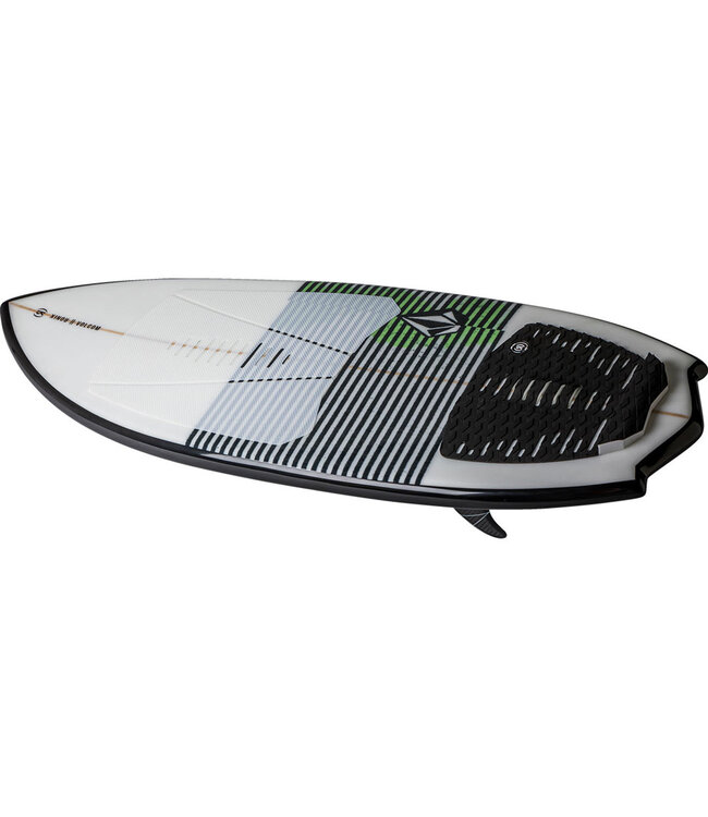 RONIX  VOLCOM CONDUCTOR  WAKESURF BOARD WHITE/BLACK PLASMA 2022