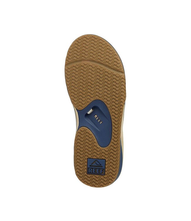 REEF MENS FANNING SANDALS TAN/NAVY/TAN
