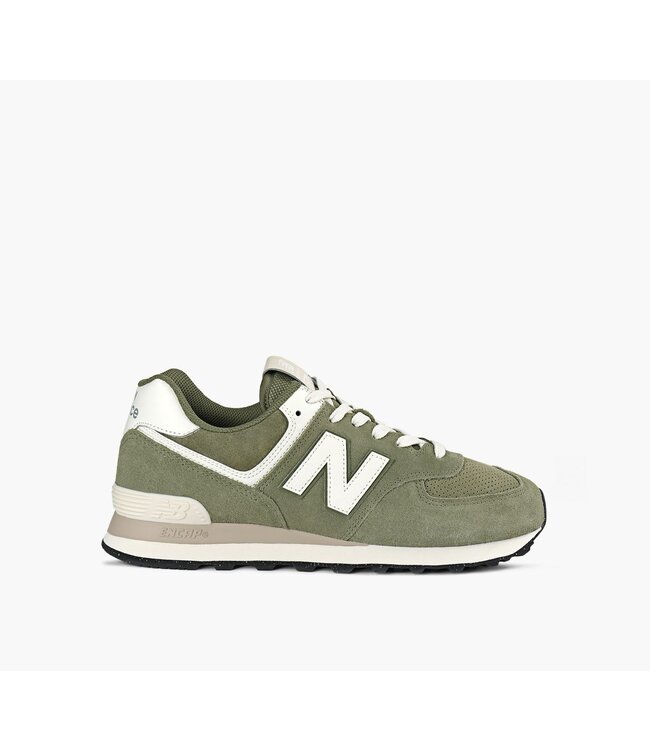 NEW BALANCE MENS 574 CORE SHOE (GCE) GREEN/WHITE