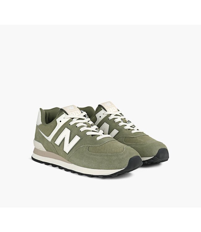 NEW BALANCE MENS 574 CORE SHOE (GCE) GREEN/WHITE