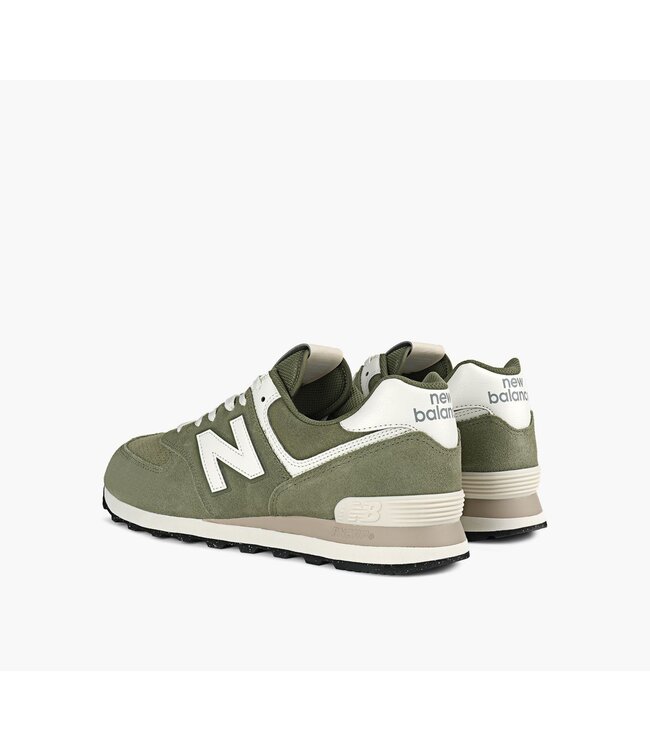 NEW BALANCE MENS 574 CORE SHOE (GCE) GREEN/WHITE