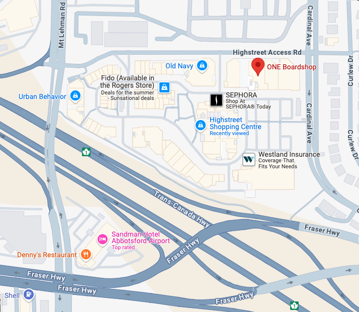 Abbotsford Location Map