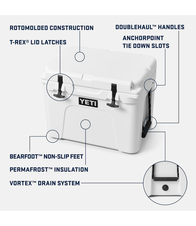 YETI TUNDRA 35 COOLER TAN
