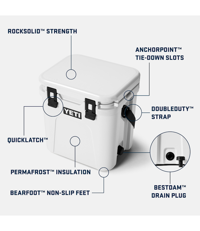 YETI ROADIE 24 HARD COOLER WHITE