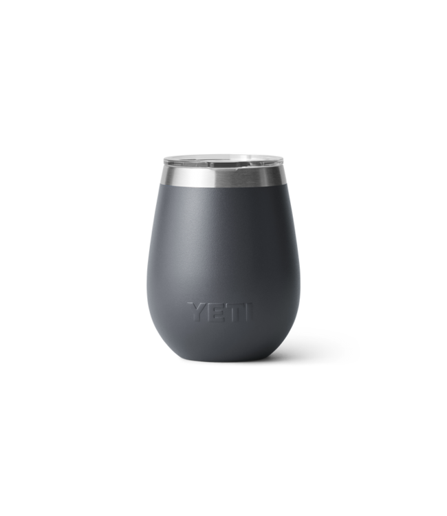 YETI RAMBLER 10oz WINE TUMBLER w/MAGSLIDER LID CHARCOAL