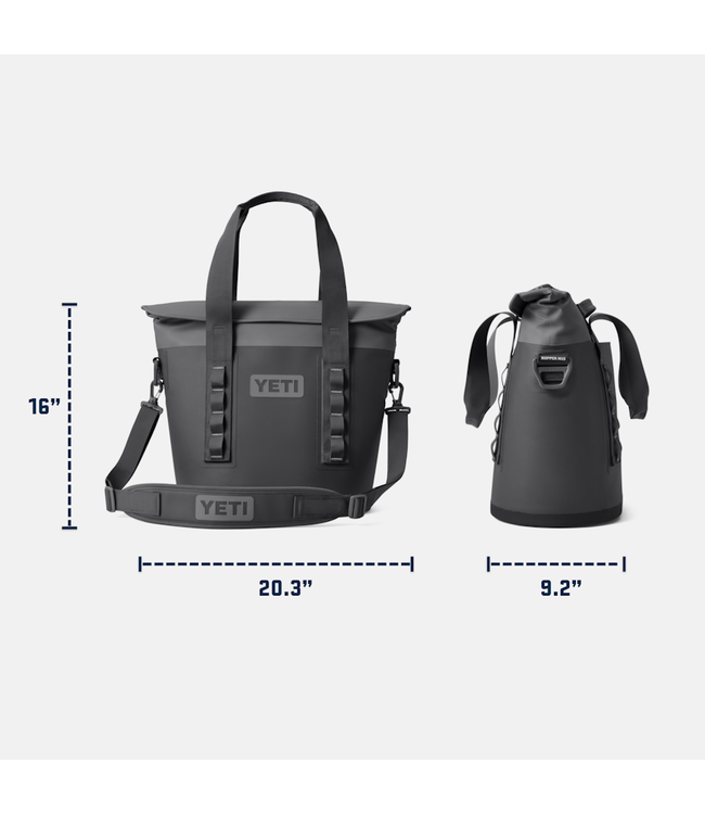 YETI HOPPER M15 SOFT COOLER BLACK