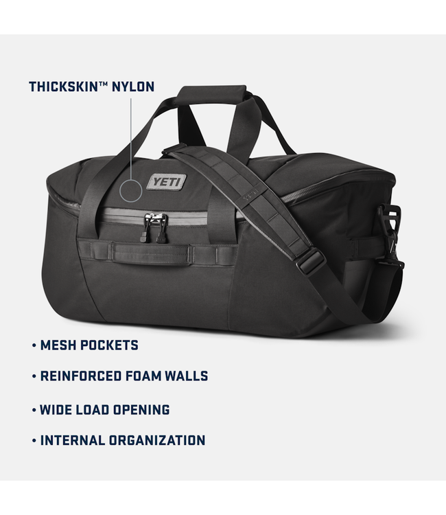 YETI CROSSROADS 60L DUFFLE BAG NAVY