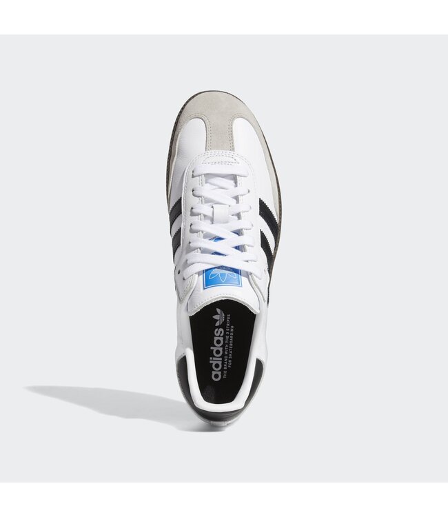 ADIDAS WOMENS SAMBA ADV SHOE CLOUD WHITE/CORE BLACK/GUM
