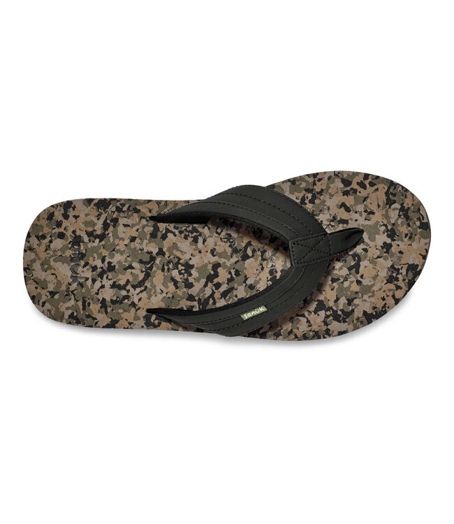 SANUK MENS ZIGGY SANDAL BLACK MULTI