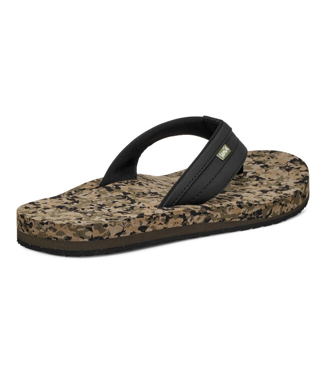 SANUK MENS ZIGGY SANDAL BLACK MULTI