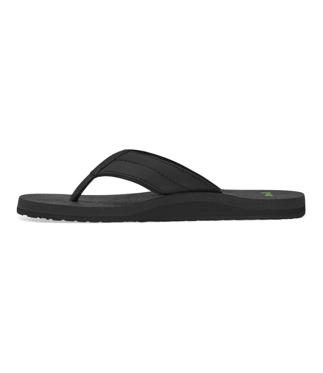 SANUK MENS BEER COZY 2 SANDAL BLACK