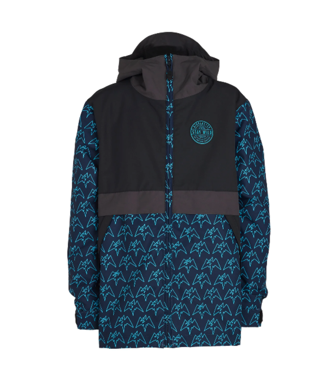 AIRBLASTER YOUTH TRENCHER FULL ZIP JACKET BLUEBIRD TERRY 2025