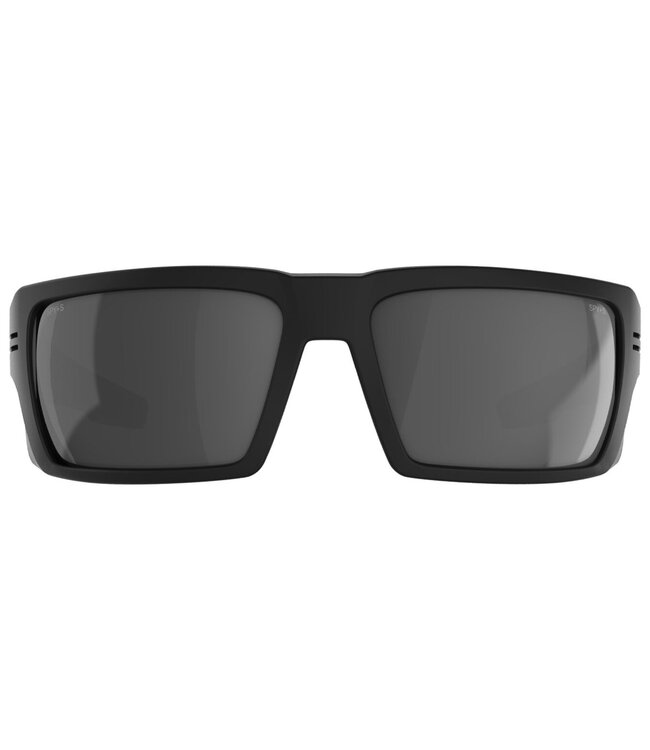 SPY REBAR ANSI RX MATTE BLACK SUNGLASSES w/HAPPY GRAY PHOTOCHROMIC