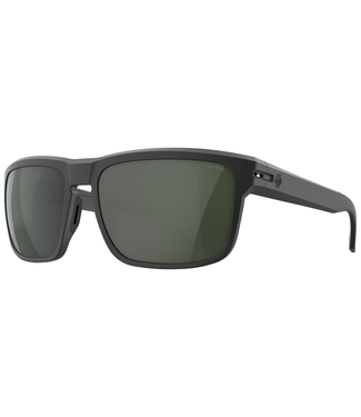 SPY SPY REGION XL ANSI MATTE BLACK SUNGLASSES w/ HAPPY GRAY GREEN POLAR