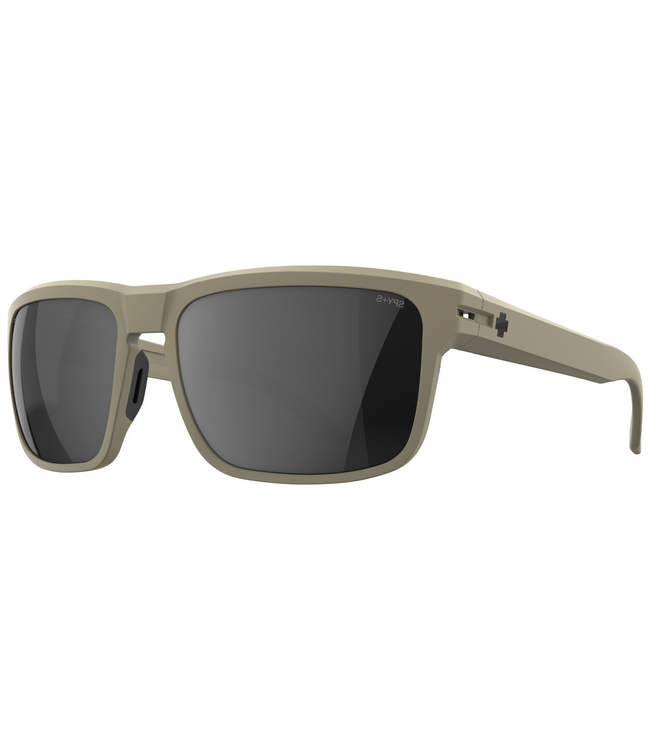 SPY REGION XL ANSI MATTE SAND SUNGLASSES w/ HAPPY GRAY POLAR