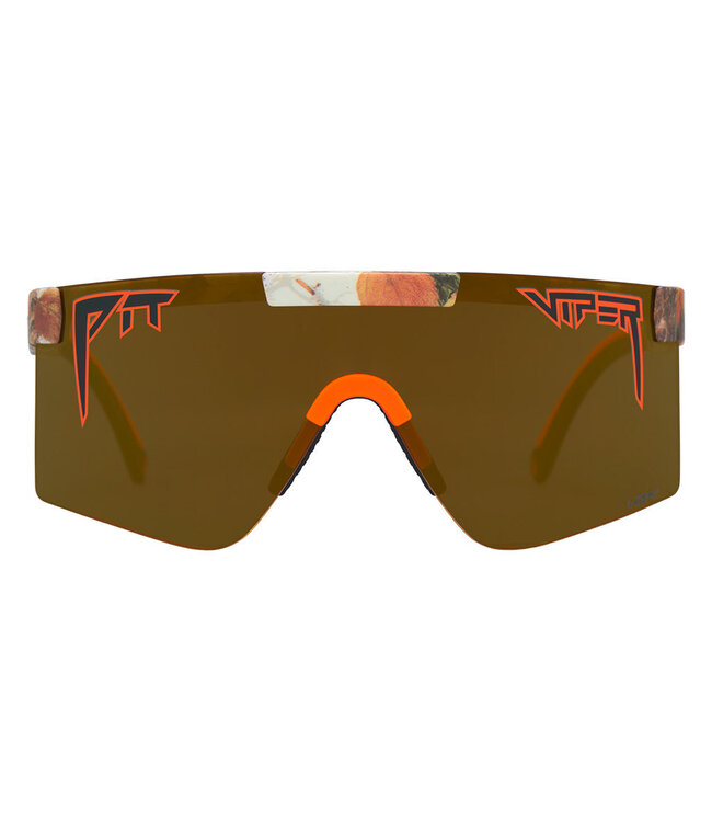 PIT VIPER THE ORIGINAL ACTUALBUSH NARROW SUNGLASSES w/HDPV POLAR GOLD
