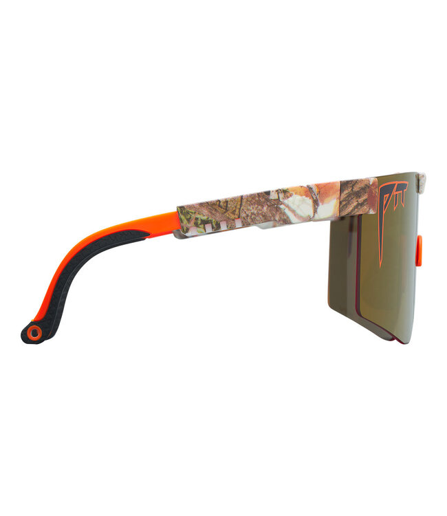 PIT VIPER THE ORIGINAL ACTUALBUSH NARROW SUNGLASSES w/HDPV POLAR GOLD