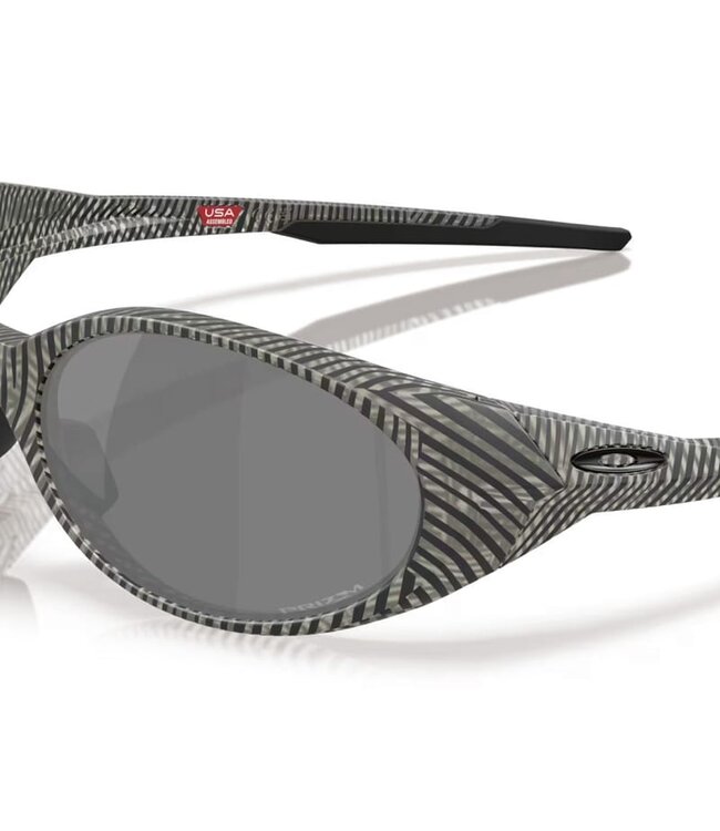 OAKLEY EYEJACKET REDUX MATTE GRAY INK FINGERPRINT SUNGLASSES w/ PRIZM BLACK LENS