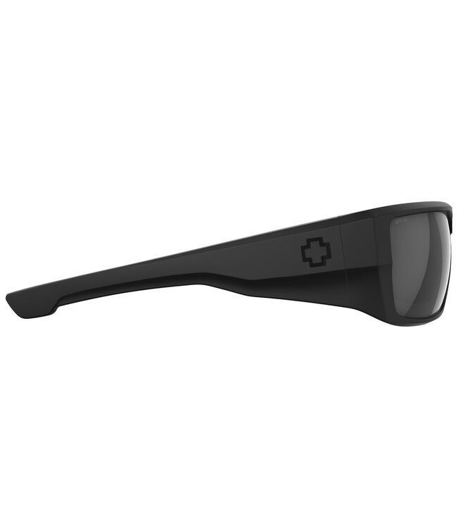 SPY DIRK ANSI MATTE BLACK SUNGLASSES w/HAPPY GRAY PHOTOCHROMIC
