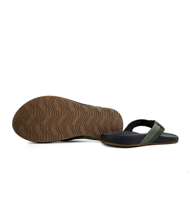 REEF MENS CUSHION PHANTOM 2.0 SANDALS OLIVE/GUM