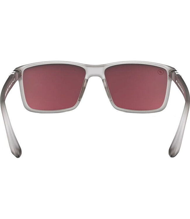 BLENDERS MESA CROSSING ALASKA SUNGLASSES MATTE GREY w/ BLUE POLAR LENS