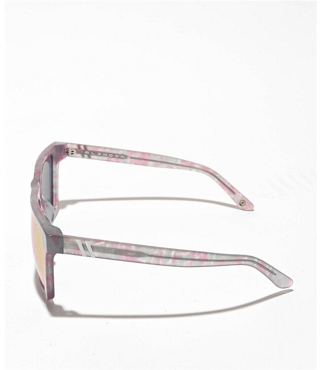 BLENDERS ROMEO PRETTY GANGSTA SUNGLASSES PINK TORT w/ PINK POLAR LENS