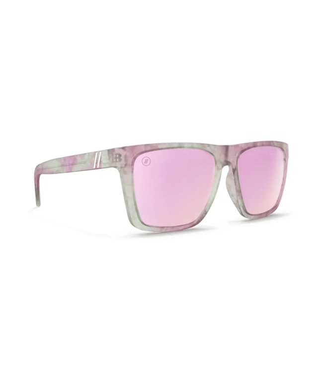 BLENDERS ROMEO PRETTY GANGSTA SUNGLASSES PINK TORT w/ PINK POLAR LENS