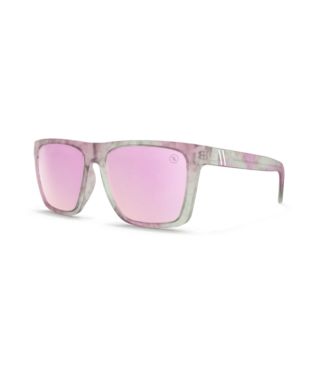 BLENDERS ROMEO PRETTY GANGSTA SUNGLASSES PINK TORT w/ PINK POLAR LENS