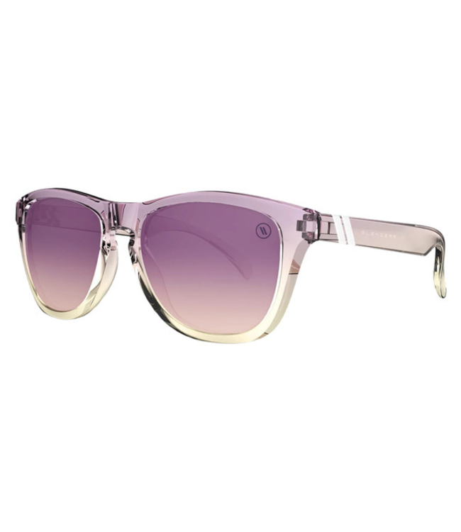 BLENDERS L SERIES LILAC LUSH SUNGLASSES CRYSTAL LILAC w/ LAVENDER POLAR LENS