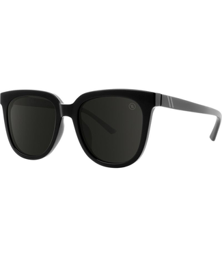 BLENDERS BLENDERS GROVE MIDNIGHT DRAMA SUNGLASSES GLOSS BLACK w/ SMOKE POLAR LENS