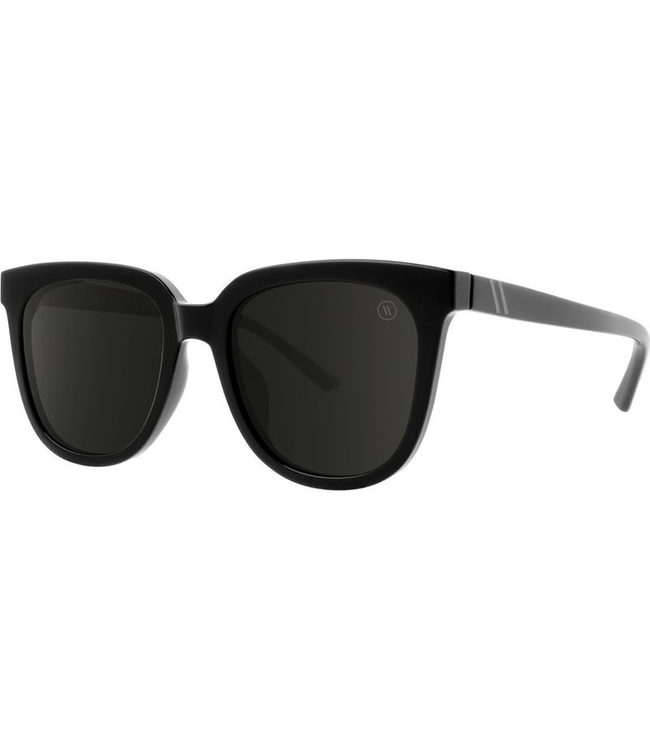 BLENDERS GROVE MIDNIGHT DRAMA SUNGLASSES GLOSS BLACK w/ SMOKE POLAR LENS