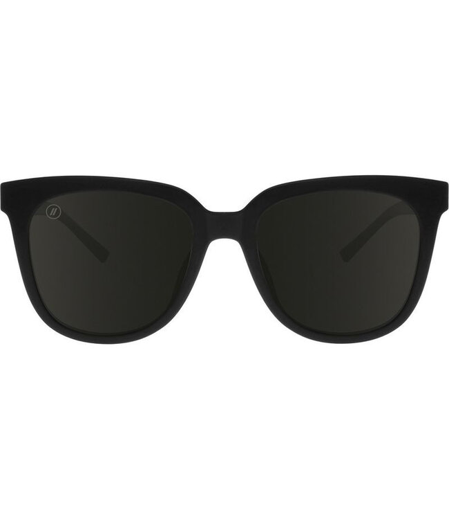 BLENDERS GROVE MIDNIGHT DRAMA SUNGLASSES GLOSS BLACK w/ SMOKE POLAR LENS