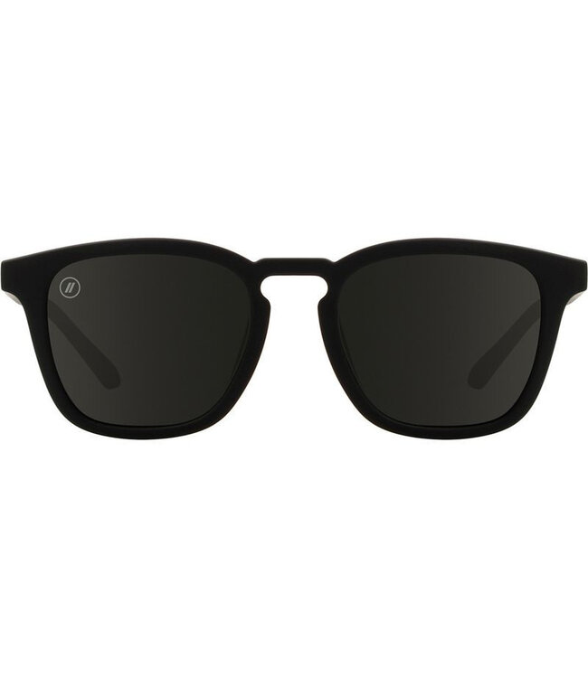 BLENDERS SYDNEY SOUL SINGER SUNGLASSES MATTE BLACK w/ SMOKE POLAR LENS