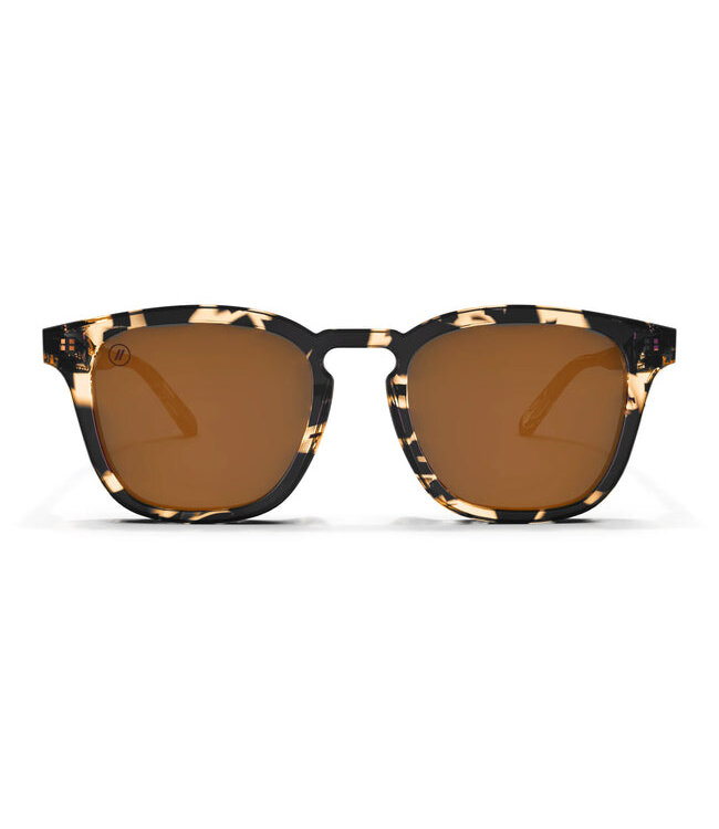 BLENDERS SYDNEY TORT SUNGLASSES CRYS TAN TORT w/ AMBER PLR LENS