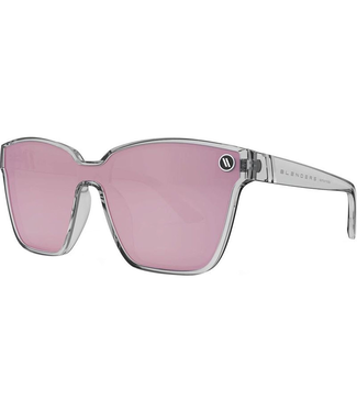 BLENDERS BLENDERS BUTTERTRON FOG SUNGLASSES CRYSTAL GREY w/ ROSE GOLD POLAR LENS