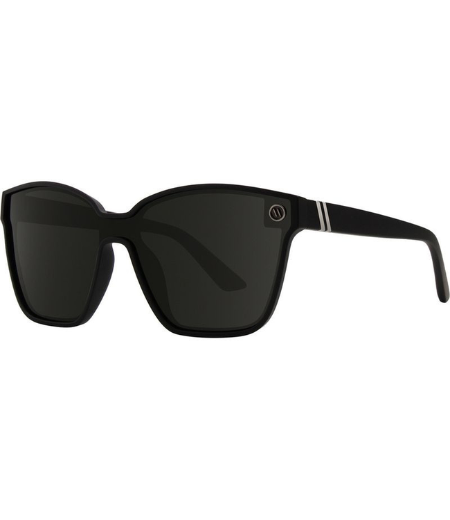 BLENDERS BUTTERTRON VOODOO VIXEN SUNGLASSES MATTE BLACK w/ SMOKE POLAR LENS