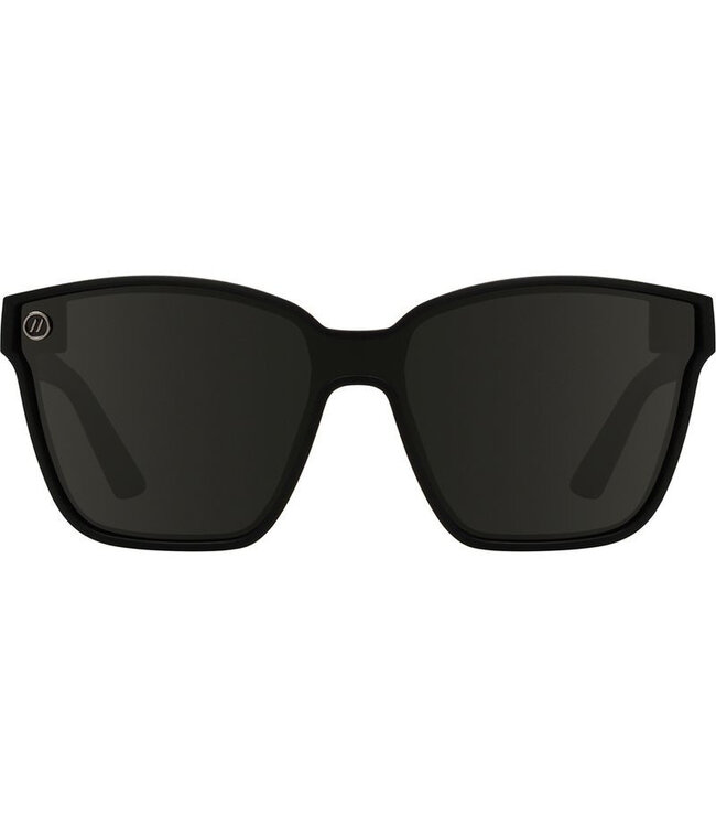BLENDERS BUTTERTRON VOODOO VIXEN SUNGLASSES MATTE BLACK w/ SMOKE POLAR LENS