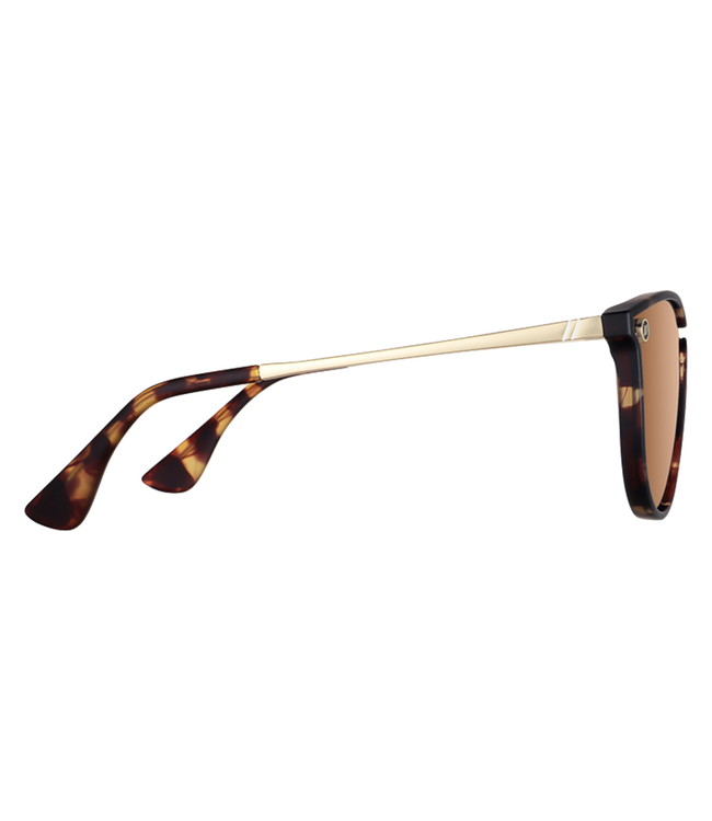 BLENDERS NORTH PARK X2 BRANDY NIGHT SUNGLASSES MATTE TORT w/ AMBER POLAR LENS