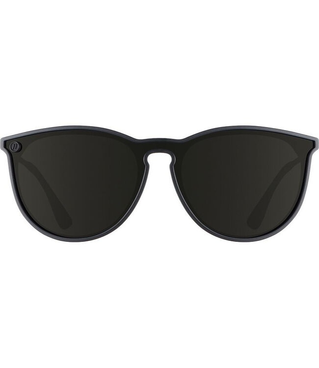 BLENDERS NORTH PARK X2 LEGEND BOUND SUNGLASSES SATIN BLACK w/ SMOKE POLAR LENS