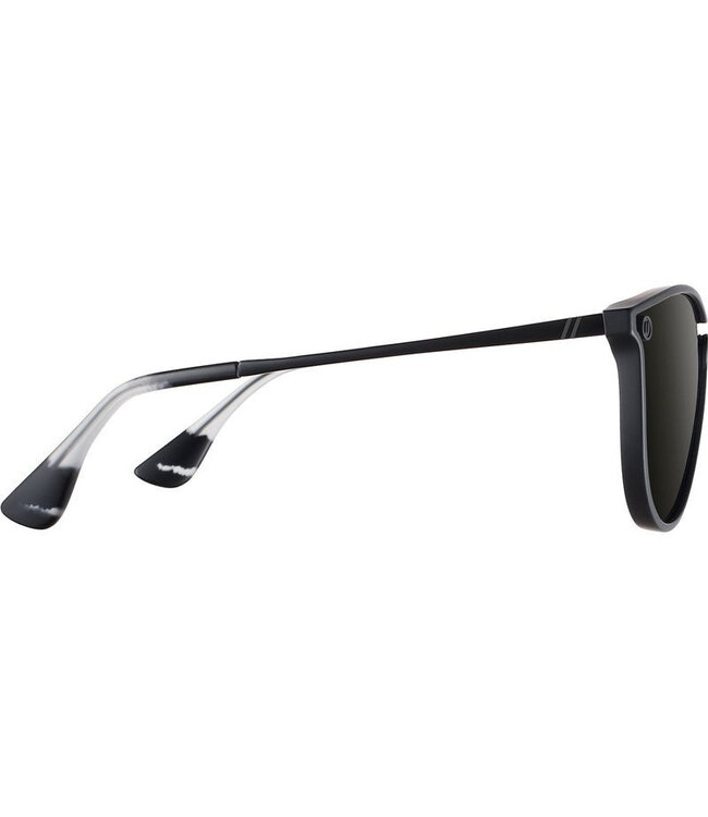 BLENDERS NORTH PARK X2 LEGEND BOUND SUNGLASSES SATIN BLACK w/ SMOKE POLAR LENS