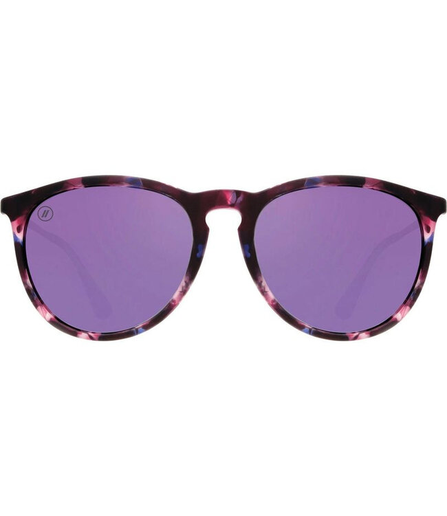 BLENDERS NORTH PARK ROSEMARY BEACH SUNGLASSES MATTE TORT w/ PURPLE POLAR LENS