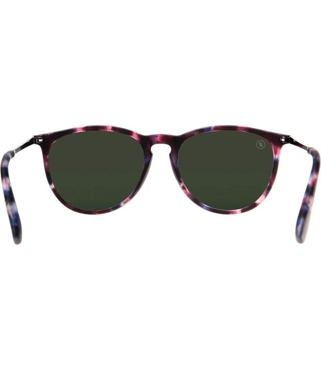 BLENDERS NORTH PARK ROSEMARY BEACH SUNGLASSES MATTE TORT w/ PURPLE POLAR LENS