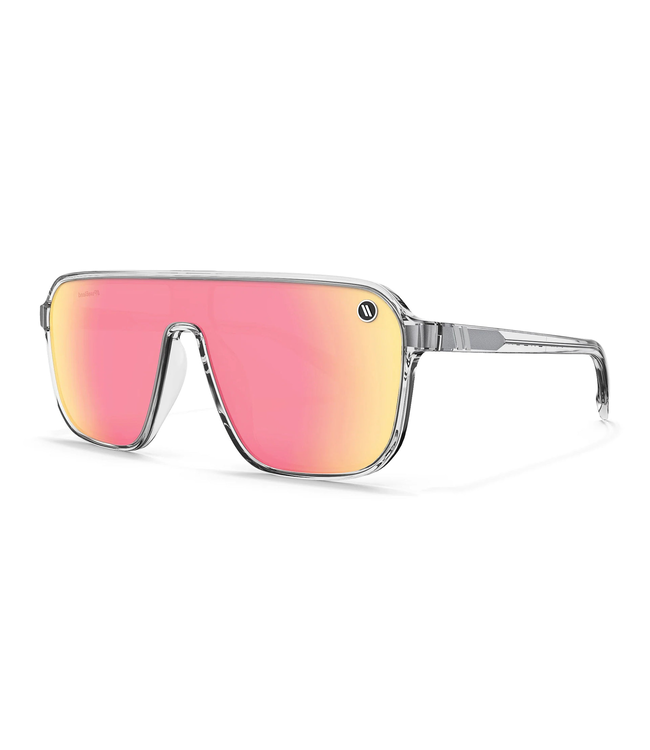 BLENDERS MEISTER X2 FOG SUNGLASSES CRYS GREY w/ PINK POLAR LENS