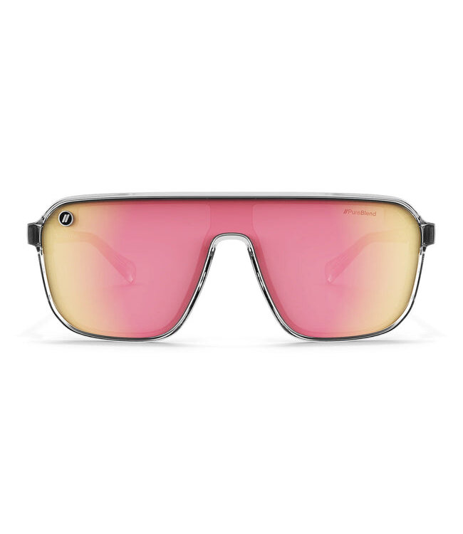 BLENDERS MEISTER X2 FOG SUNGLASSES CRYS GREY w/ PINK POLAR LENS