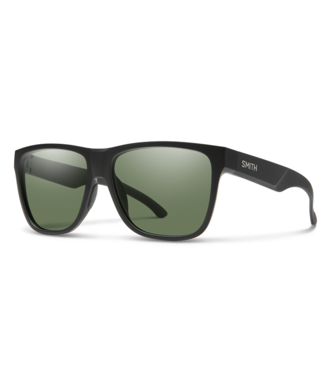 SMITH LOWDOWN XL 2 MATTE BLACK SUNGLASSES w/ CHROMAPOP GREY GREEN