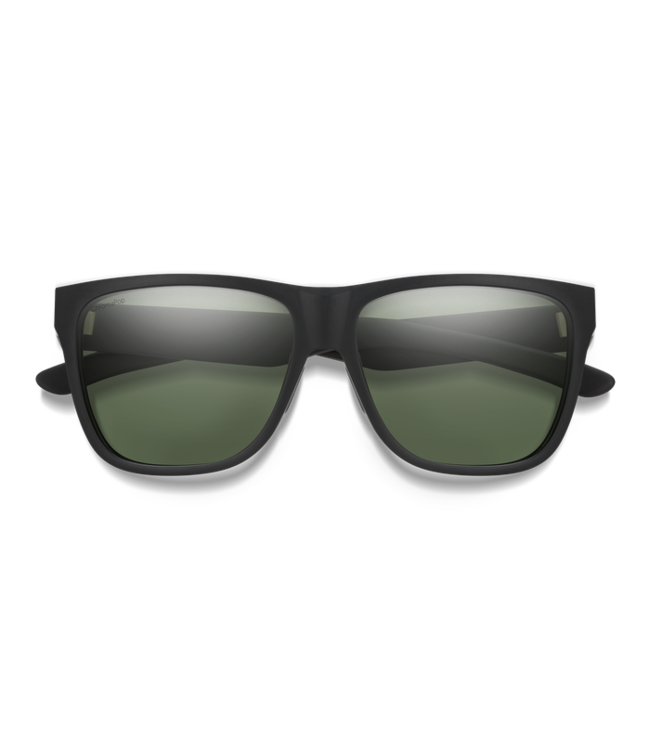 SMITH LOWDOWN XL 2 MATTE BLACK SUNGLASSES w/ CHROMAPOP GREY GREEN