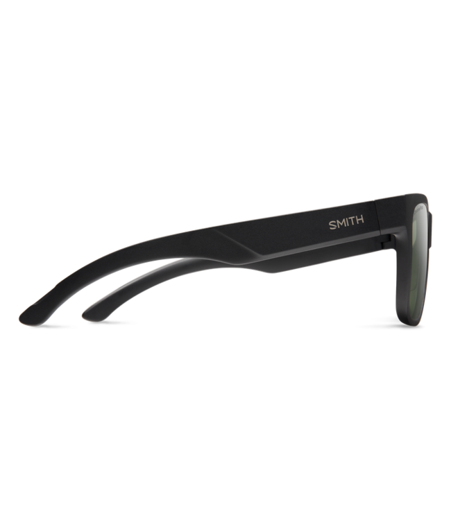 SMITH LOWDOWN XL 2 MATTE BLACK SUNGLASSES w/ CHROMAPOP GREY GREEN