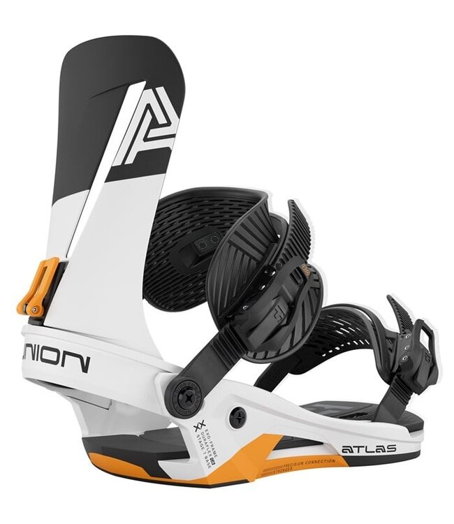 UNION ATLAS SNOWBOARD BINDINGS WHITE/ORANGE 2026