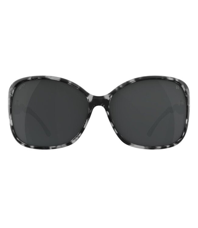SPY FIONA MARBLE TORT BLACK SUNGLASSES w/ HAPPY GRAY